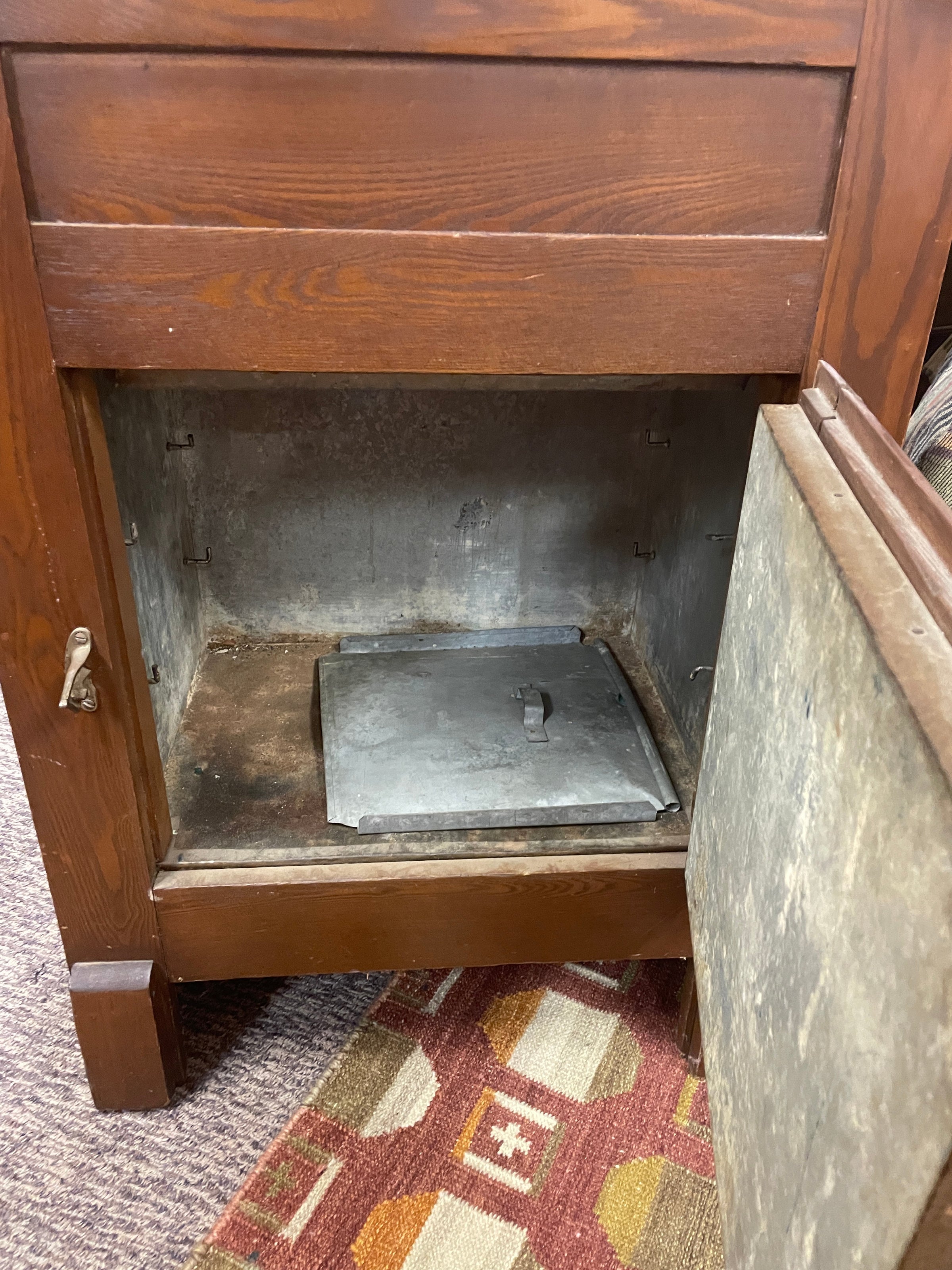 Antique Ice Box | White Arrows Home The Shop