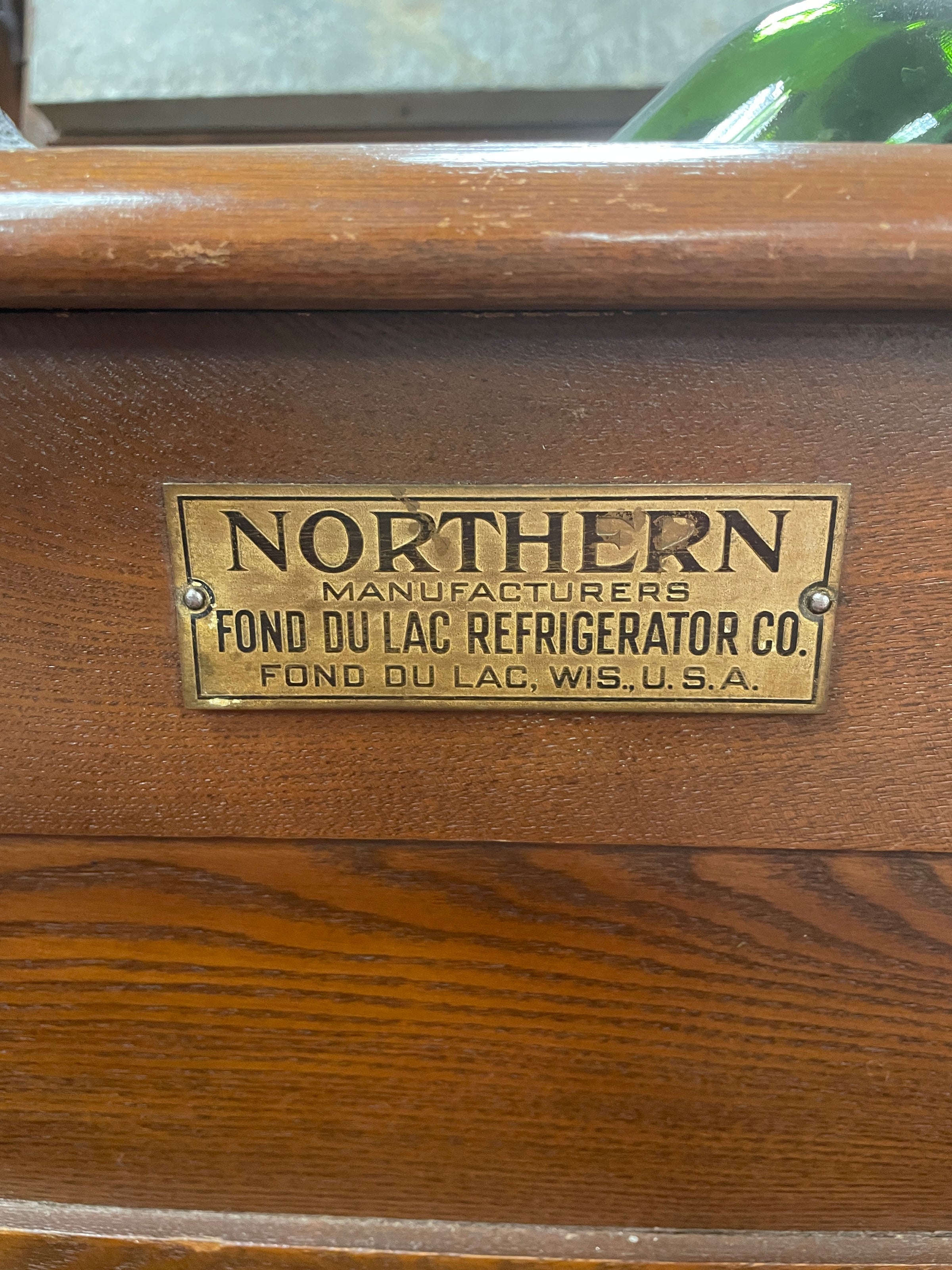 Antique Ice Box | White Arrows Home The Shop