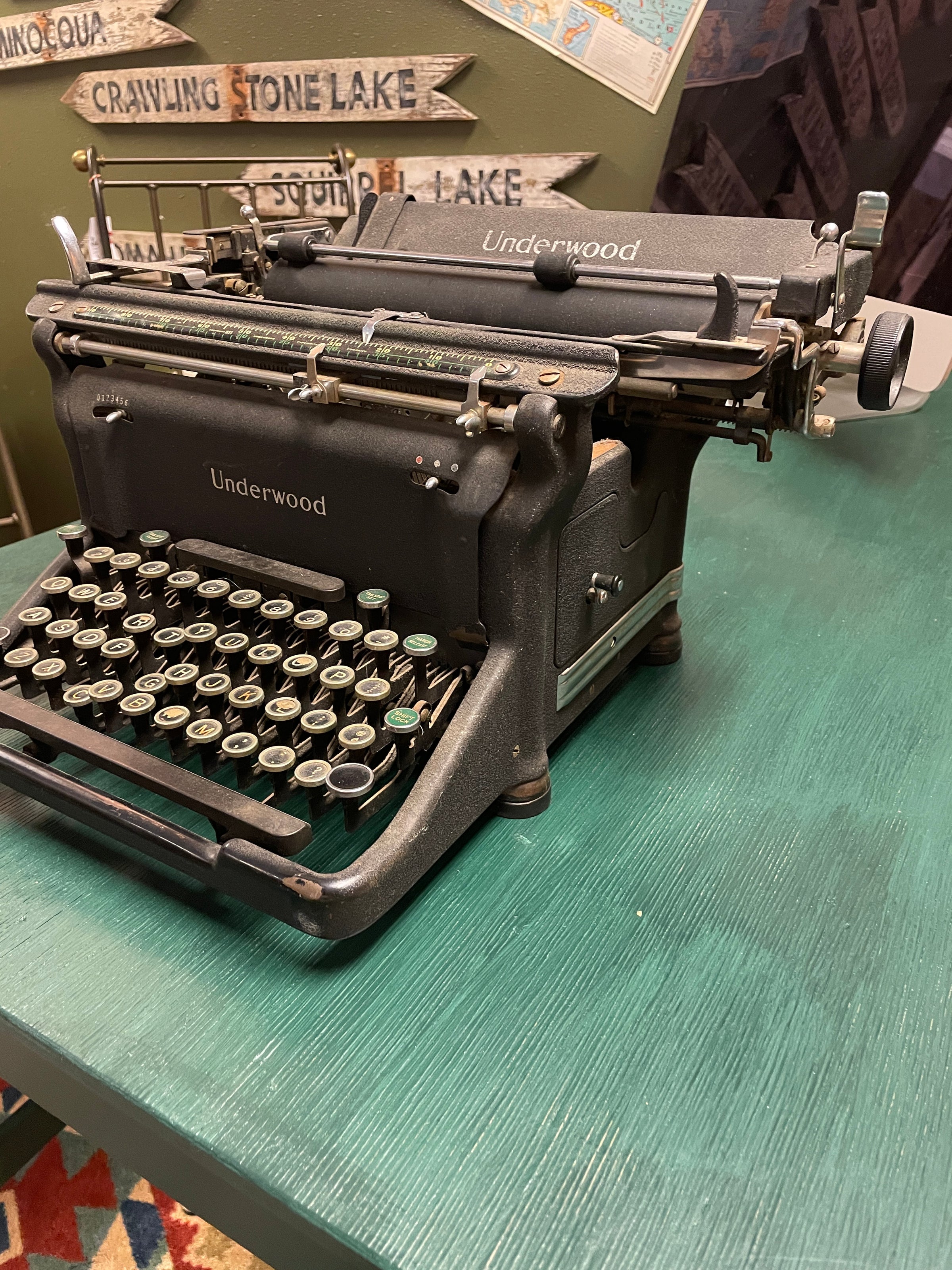 Underwood タイプライター Underwood CHAMPION 中古タイプライター｜タイプライター専門店