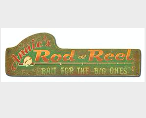 Rod and Reel Signs 