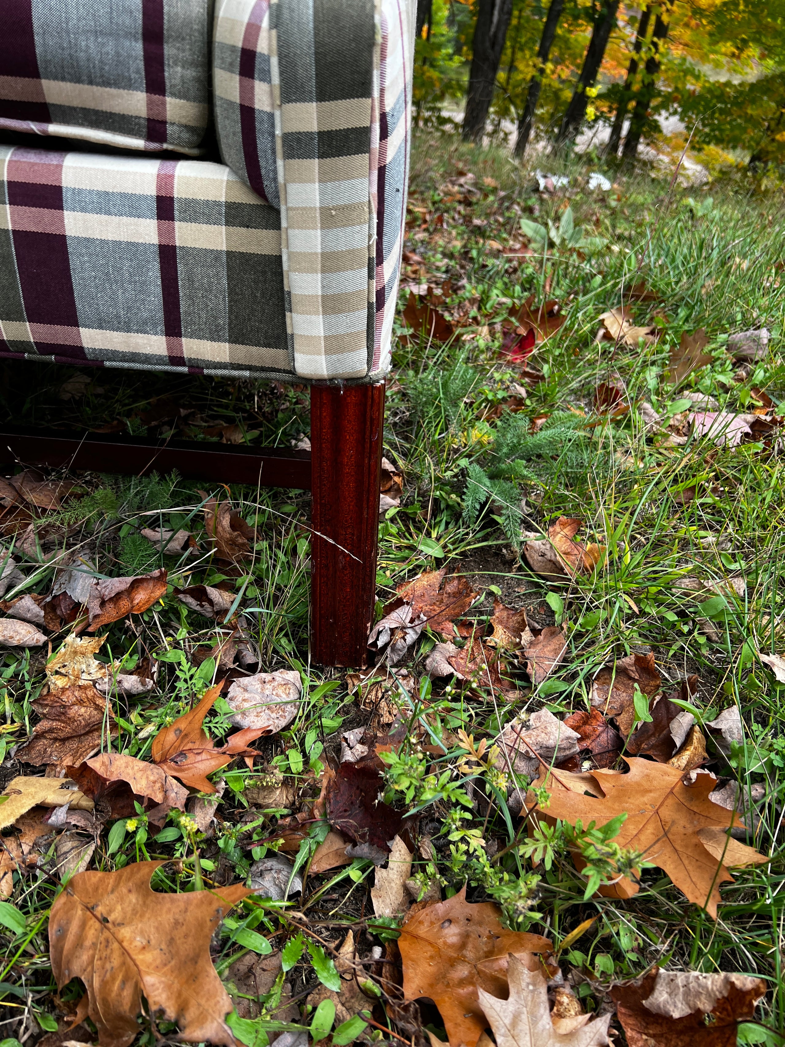 Buffalo Plaid Chairs ~ White Arrows Home